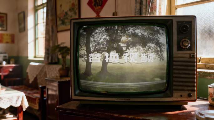 带音效怀旧电视老电视