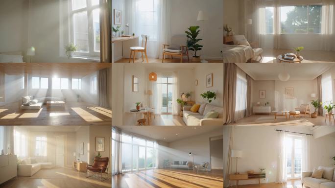 现代简约温馨风格明亮室内设计家居