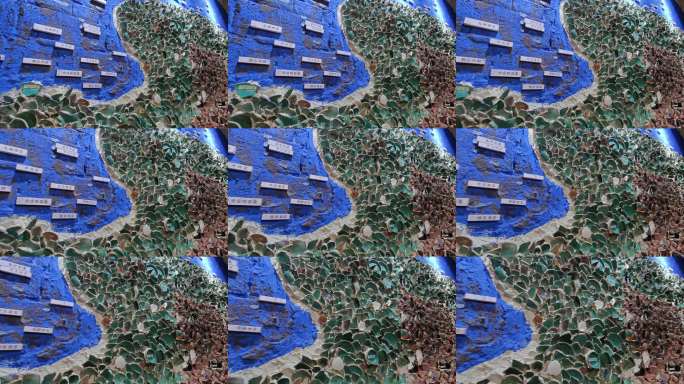 创意瓦片墙面装饰艺术