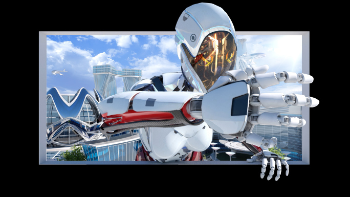 赛博朋克机械人动画（可定制）