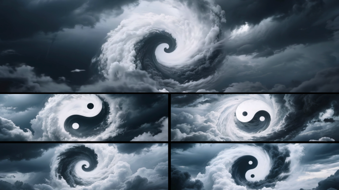 超宽屏 古风太极阴阳 武术表演LED大屏