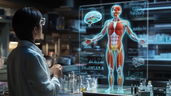全息人体结构3D人体解剖展示