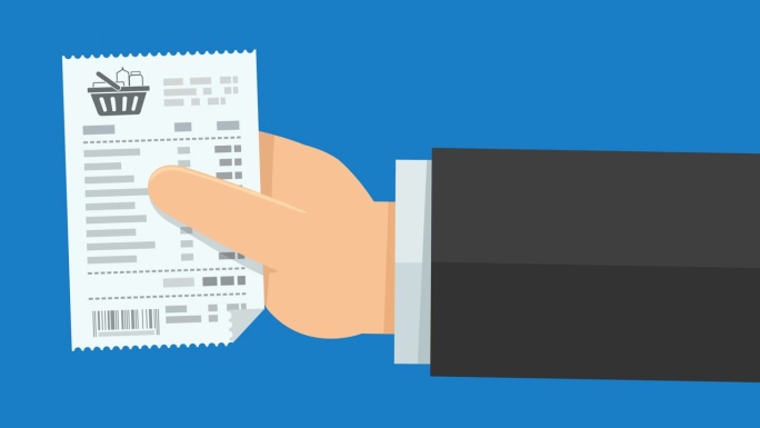 杂货开支（扁平设计）