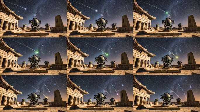 星空下的古天文台延时