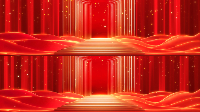 8k红色背景 党政 颁奖 主视觉 国庆