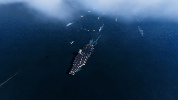 福建舰003航母电磁弹射起飞4K