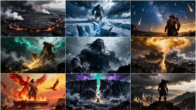 盘古开天辟地黑暗神话