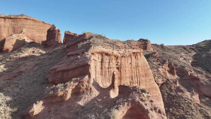 壮丽红层地貌景观