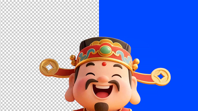 财神 财神爷 新年 拜年 抽奖 马上发财