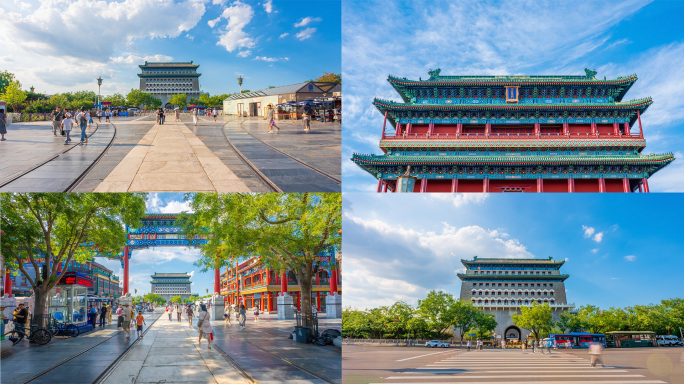 北京前门大街正阳门合集