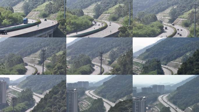 盘山公路交通景观