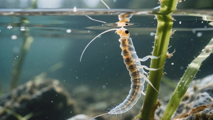 蜉蝣的生命蜕变过程