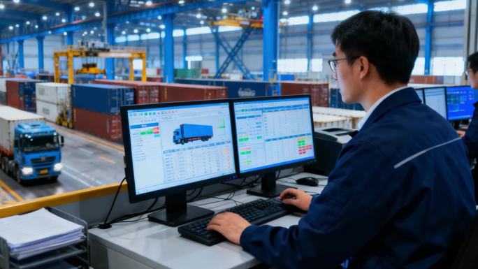 智慧物流仓储管理 智能工厂机器人作业