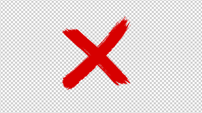 9款 红叉（透明底）