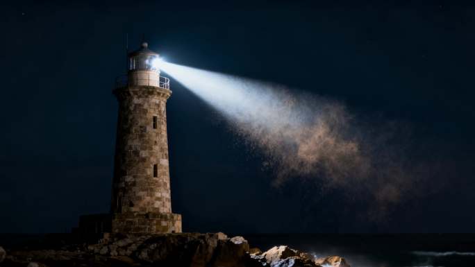 灯塔海景风光集锦 /日夜交替灯塔之光