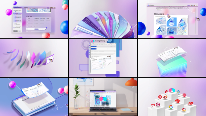 高级微软风（纯AE制作）