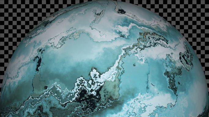 4k外球幕球体环绕360度线条流体球幕