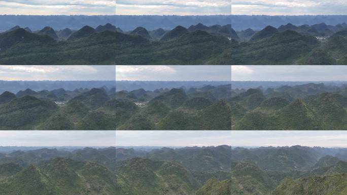 群山连绵自然风光