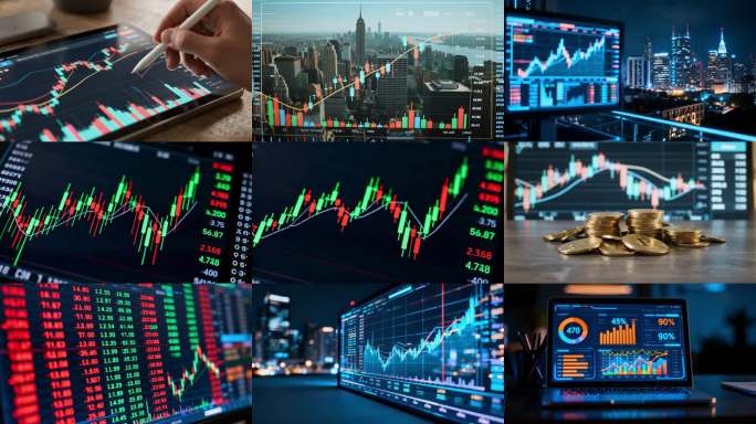 金融投资股票股市证券金融科技ai素材原创