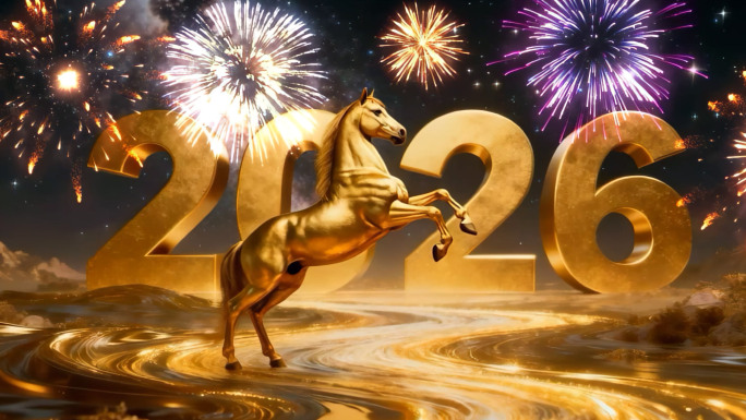 2026金马奔跑马年新春素材