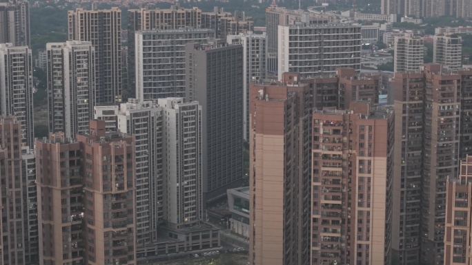 【4K50帧】房地产城镇化高楼住宅建筑群