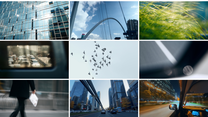 城市穿梭快节奏人文街头意境快切快闪