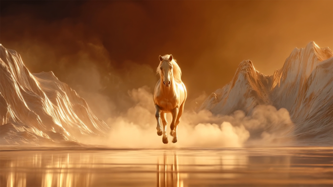 2026马年春节创意企业年会盛典开场片头