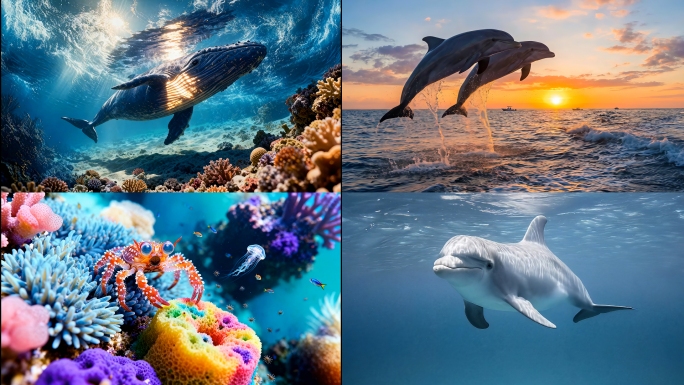 海底世界海洋生物