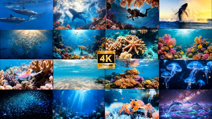 海底世界海洋生物