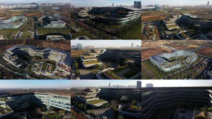 科技园区科大讯飞小镇航拍