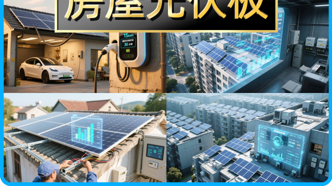 房屋顶光伏发电太阳能