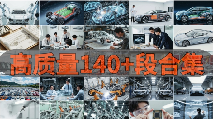 新能源汽车生产制造智能工业车间新质生产力