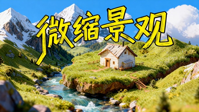 创意微缩景观动画素材