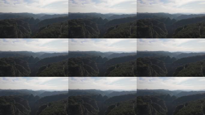 绿色群山自然风光