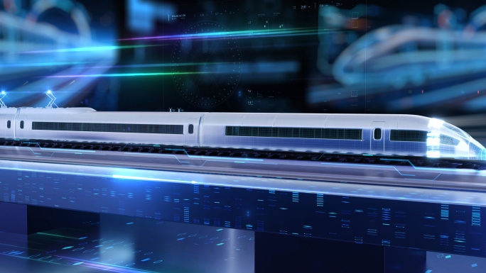 HUD科技高铁动车生产研发工厂智能制造