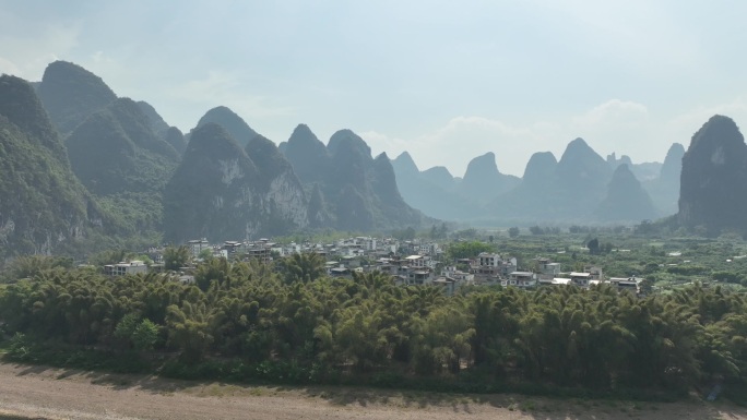 桂林山水航拍美景
