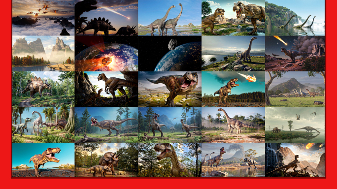 恐龙繁盛灭绝小行星撞击史前生物侏罗纪灾难