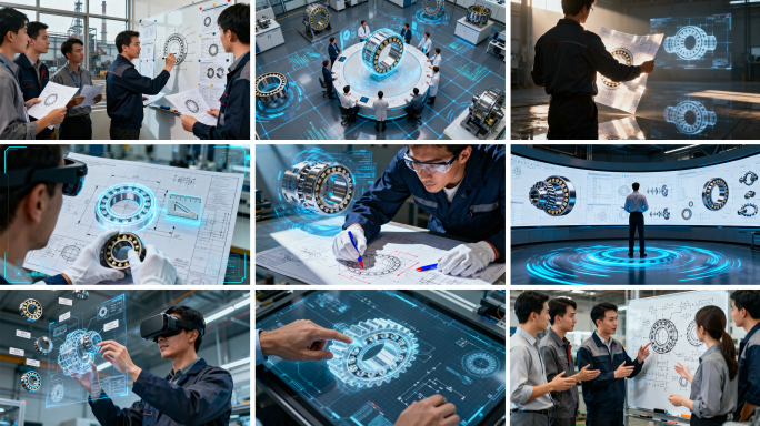 发动机轴承研发 智能制造齿轮技术展示