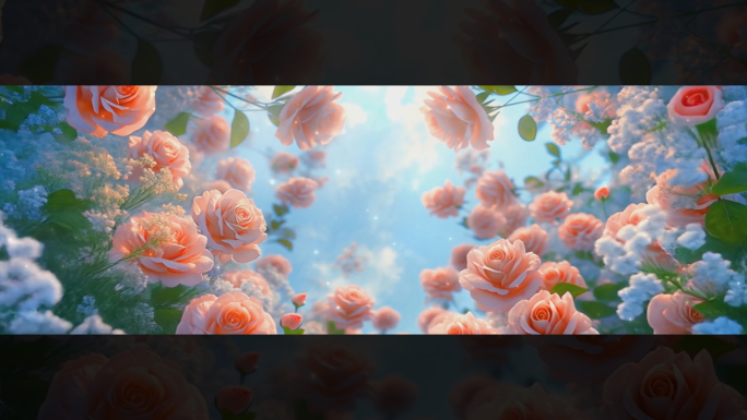 【3K】梦幻花海粉色背景