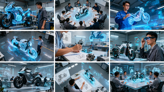 电动摩托车研发设计 智能工厂团队协作