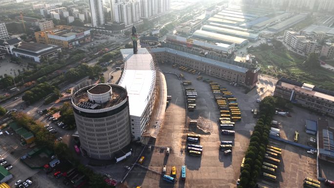 「航拍」百色城东客运中心4k60p