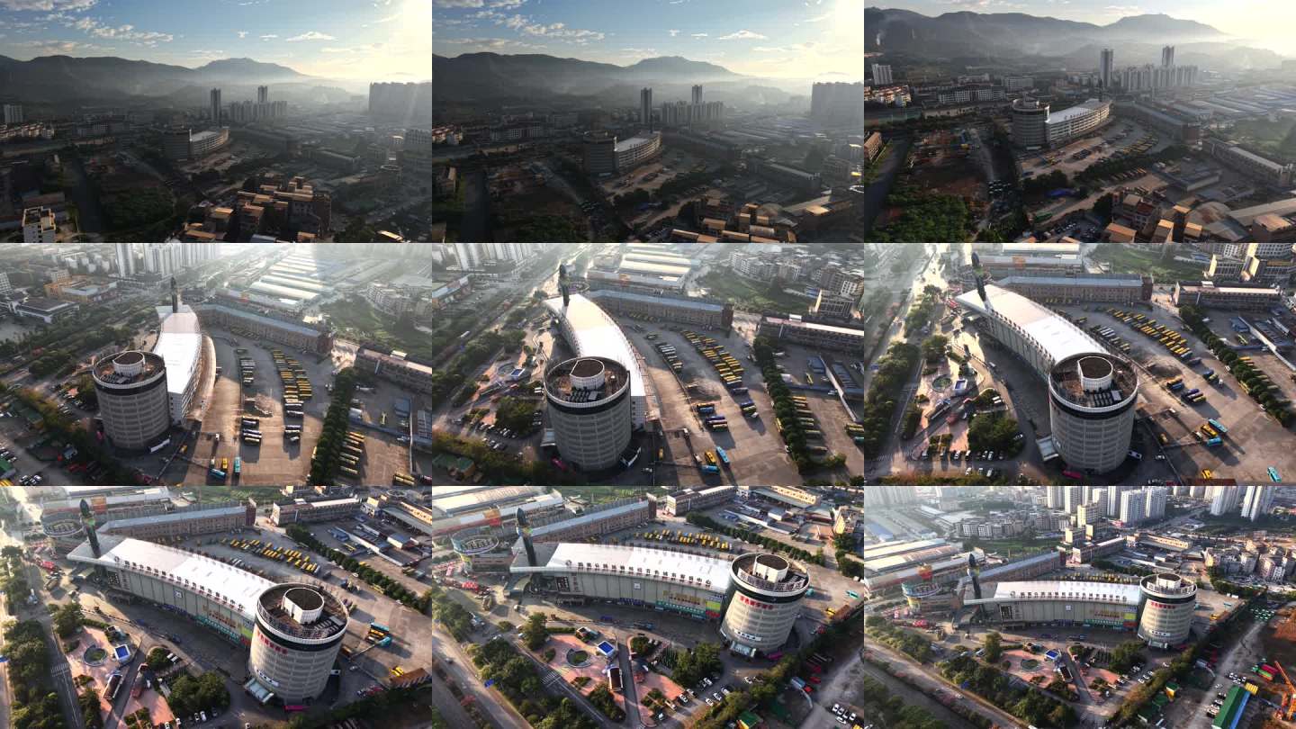 「航拍」百色城东客运中心4k60p