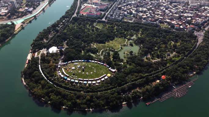 「航拍」百色半岛公园4k60p