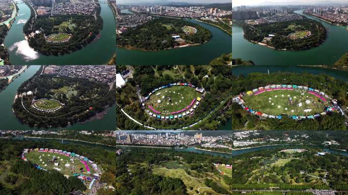 「航拍」百色半岛公园4k60p