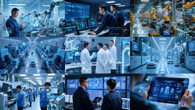 科技工业互联网特效合成