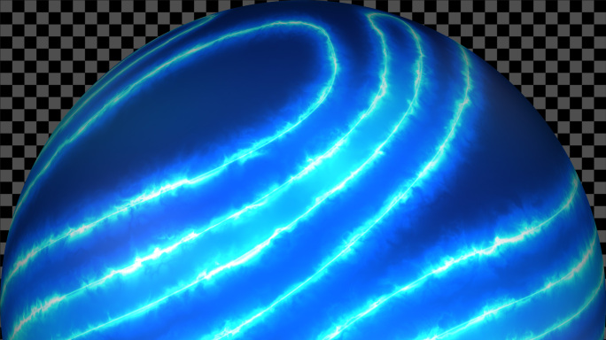 4k外球幕球体环绕360度发光线条球幕