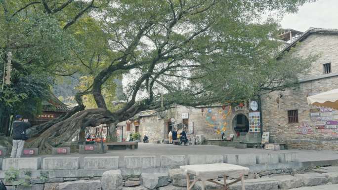 黄姚古镇实拍多镜头