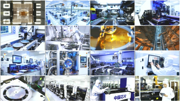 电子产业智能制造芯片制造半导体车间自动化