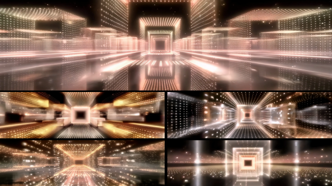 超宽屏 复古动感舞蹈LED大屏