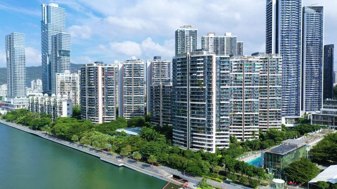 蛇口灯塔纪念台地深圳半岛城邦与海滨栈道